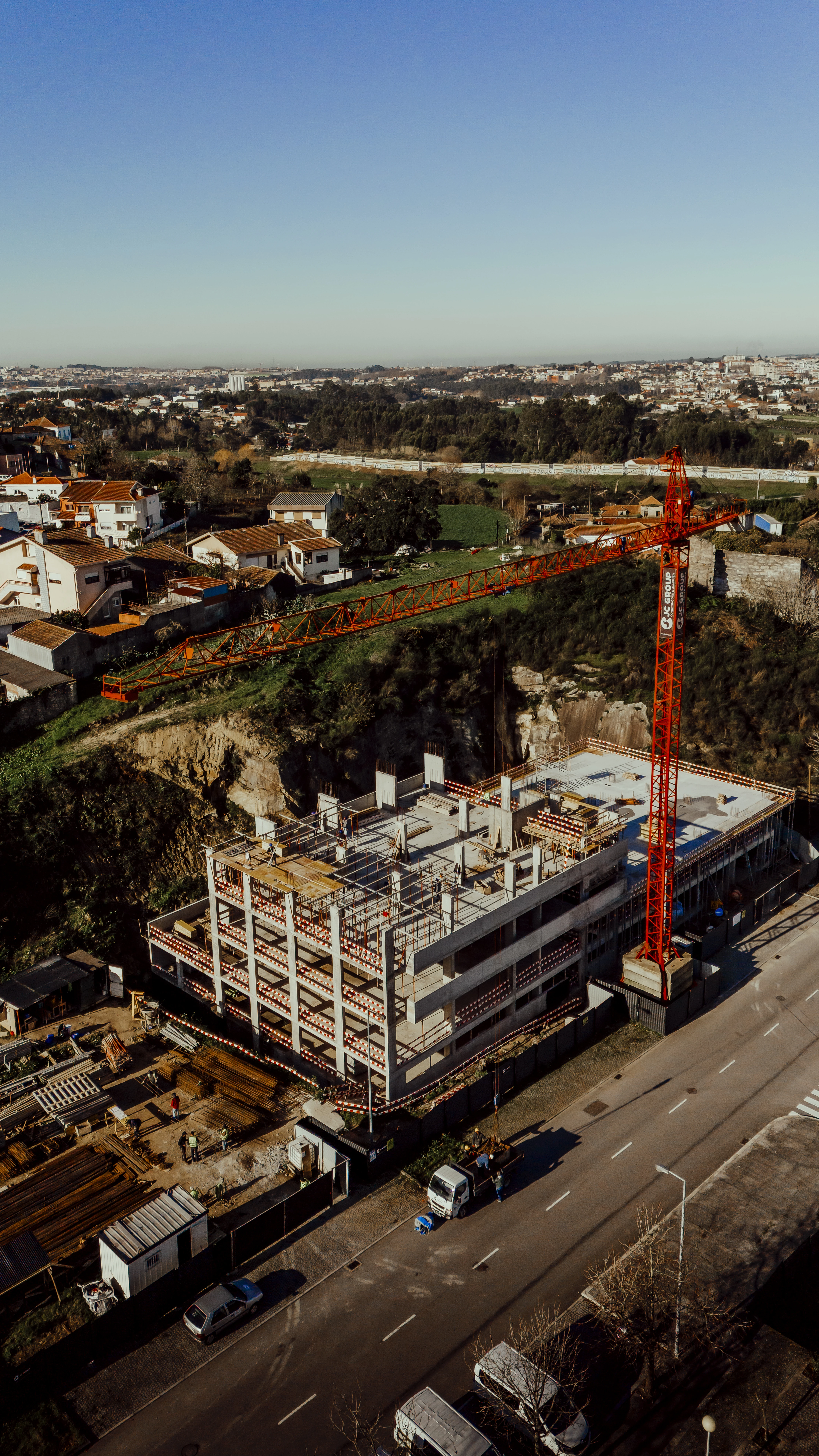 Imagem de prédio em construção